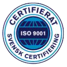 Certifierad ISO 9001